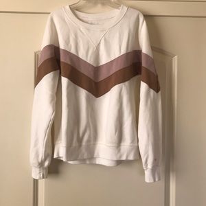 Abercrombie soft chevron sweatshirt, small